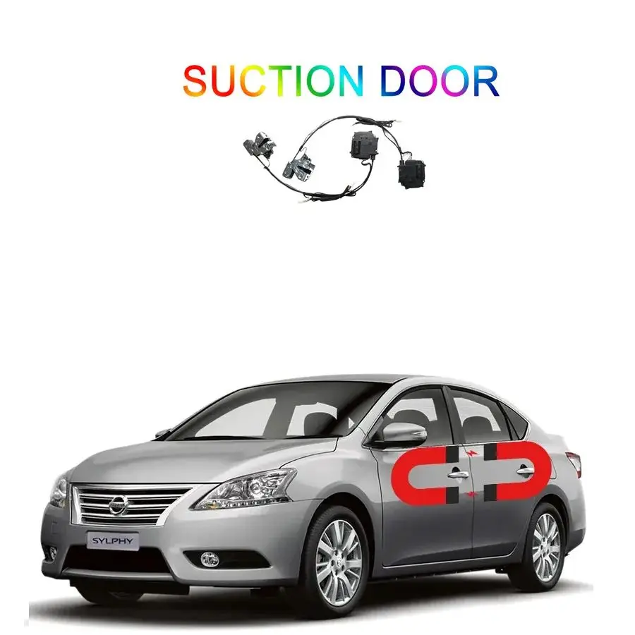 

Для Nissan Sylphy 2011-2018 электрическая всасывающая дверь, автоматические замки, автомобильные аксессуары, интеллектуальный аксессуар с мягким замком