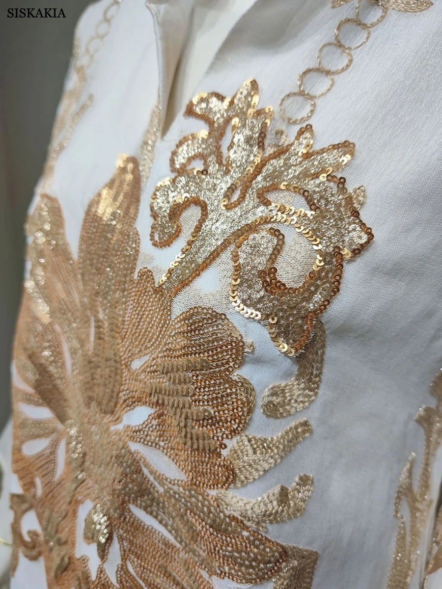 Sequin Embroidered Abaya Dress 3