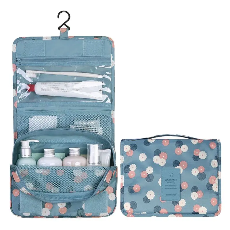 Travel Toiletry Bag ,Travel Bag for Women with Hanging Hook,Traveling Makeup Organizer,Waterproof Cosmetic Bag Container, Protab