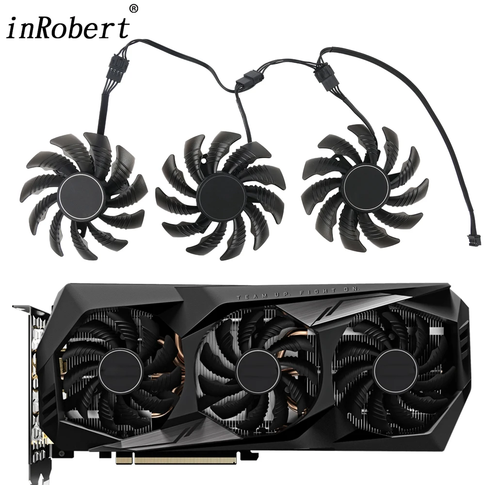 

New 78MM Cooling Fan Replacement For Gigabyte AORUS GeForce GTX 1660 Ti 6G GTX 1660 SUPER Graphics Video Card Cooler