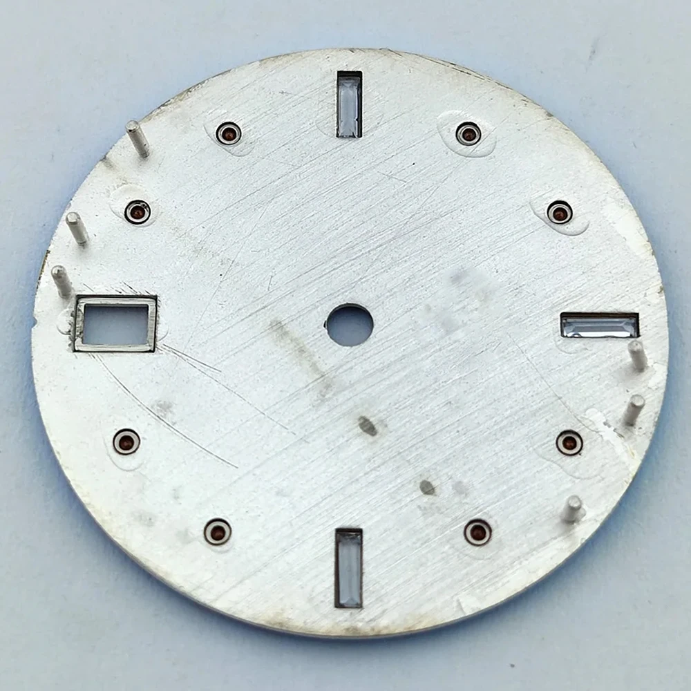 Индивидуальный логотип циферблат 28 5 мм с драгоценными камнями NH35 из