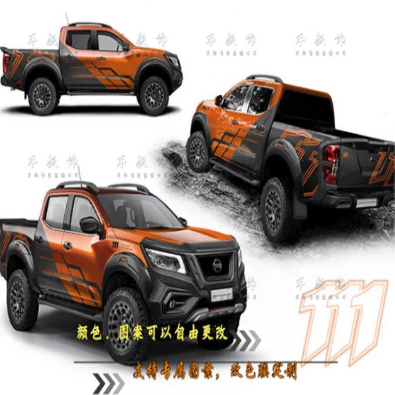 

New car sticker full body custom off-road decoration modified Vinyl car decal accessories FOR Nissan Navara 2009-2022