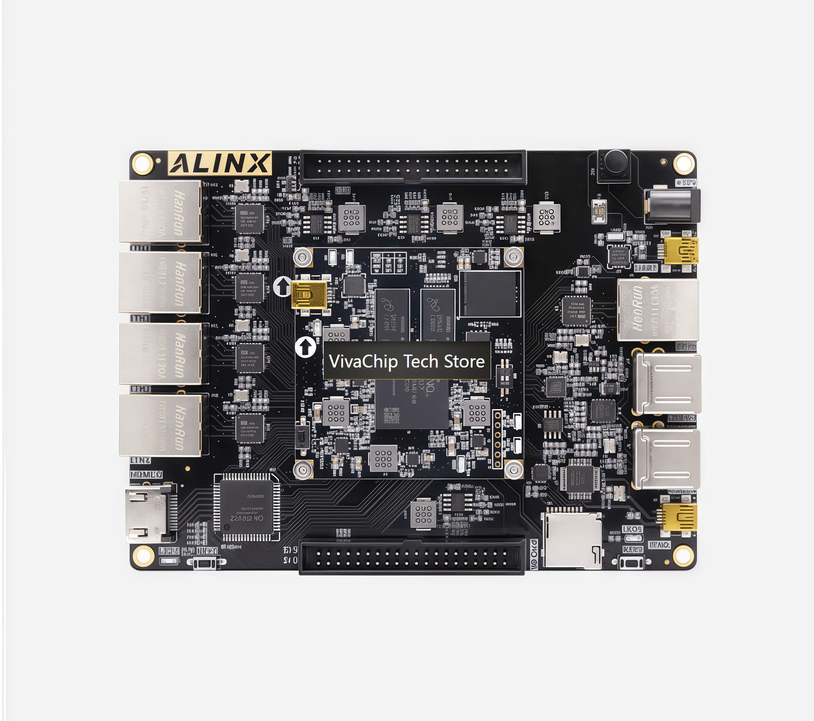 Фото Плата разработки многопортовых FPGA VivaChip TechXILINX ZYNQ7020 7000 XC7Z020 AX7021B №5