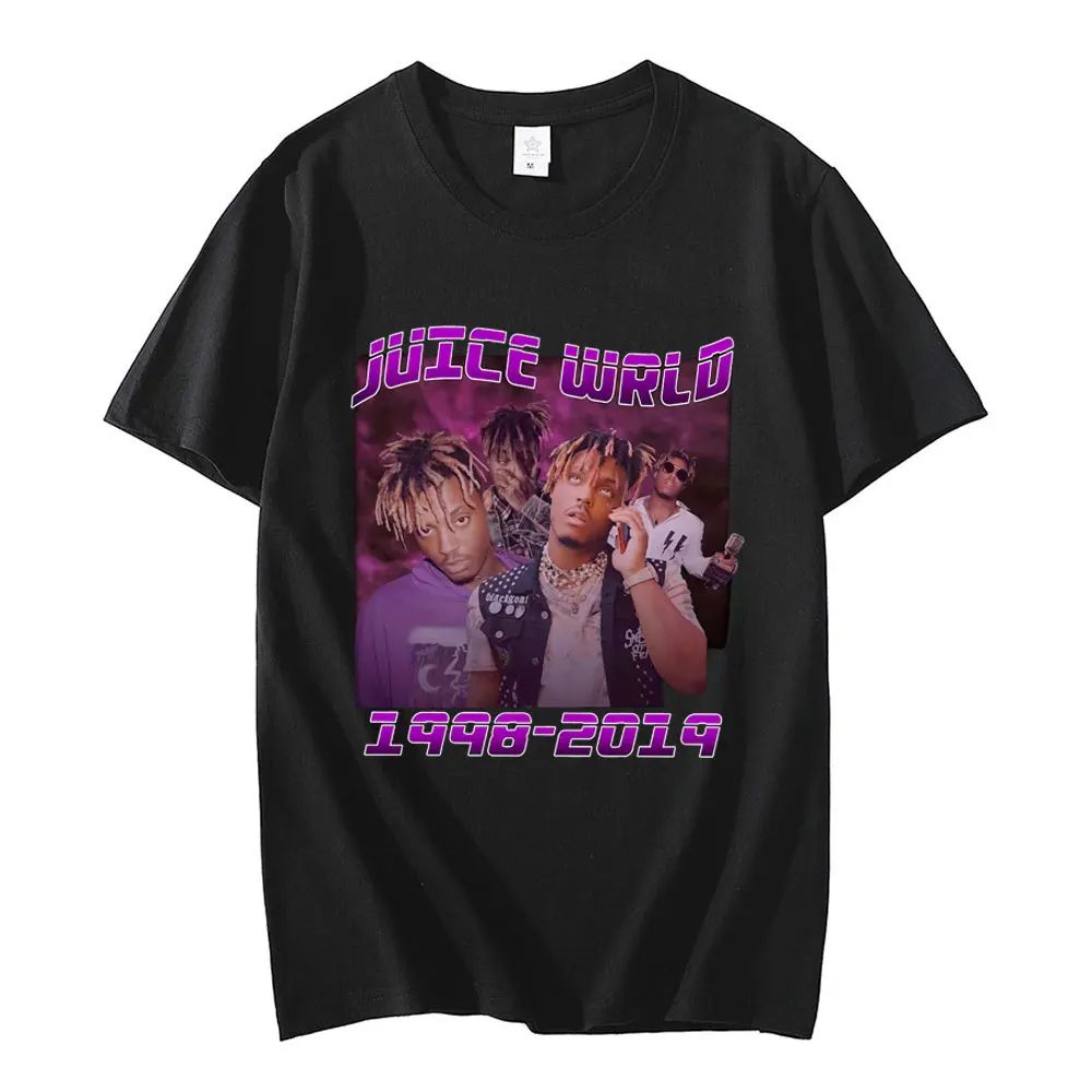 

Hot Sale Rap Juice WRLD Graphic T-shirt Men Women Fashion High Quality Short Sleeve T Shirts Men's Rock Hip Hop Oversized Tshirt