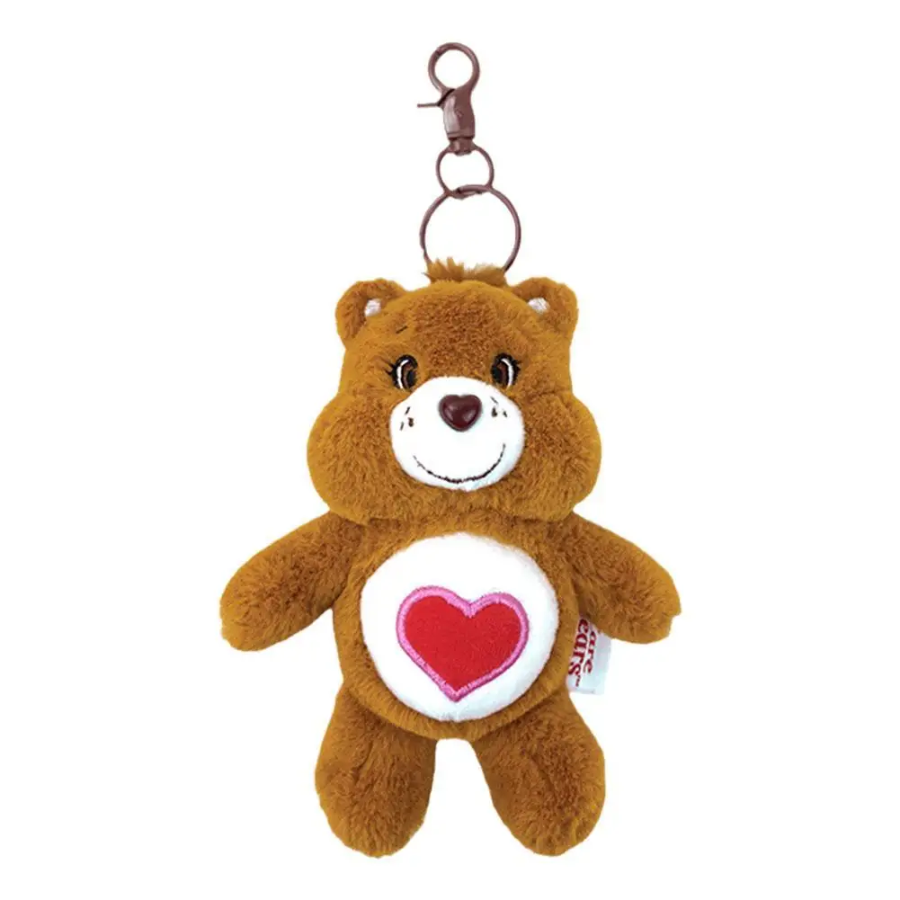 Kawaii Love Тедди Радуга медведь брелок животное плюшевая кукла игрушка мультфильм