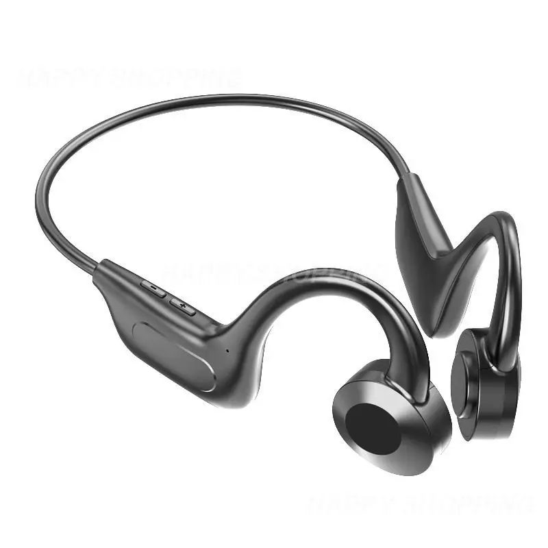 

Headphones Earhook 5.1 Wireless Bone Conduction Noise Reduction For Android Ios Earphones Neckband Waterproof W Mic
