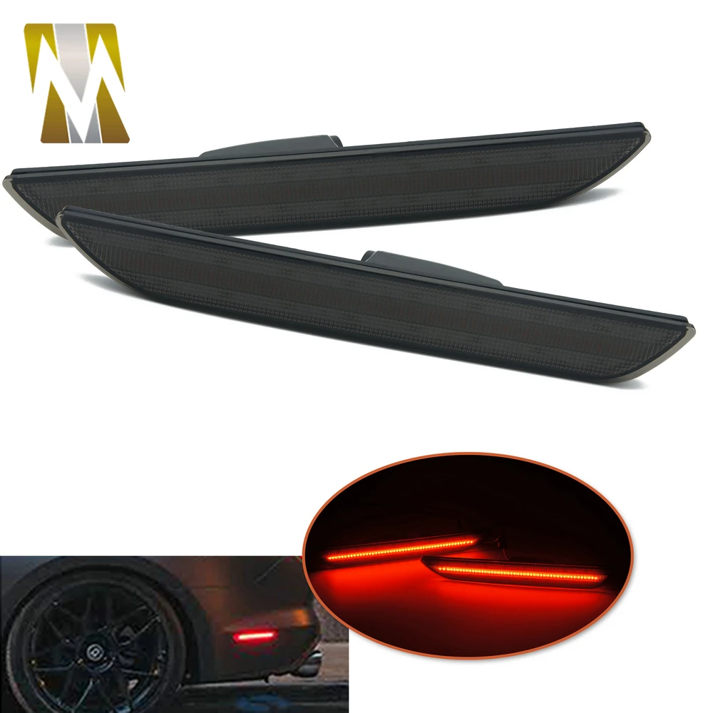 

For Mustang Car Turn Signal Rear Side Signals Marker Lamps For Ford Mustang 2015 2016 2017 2018 LED Side Light Car Accessories