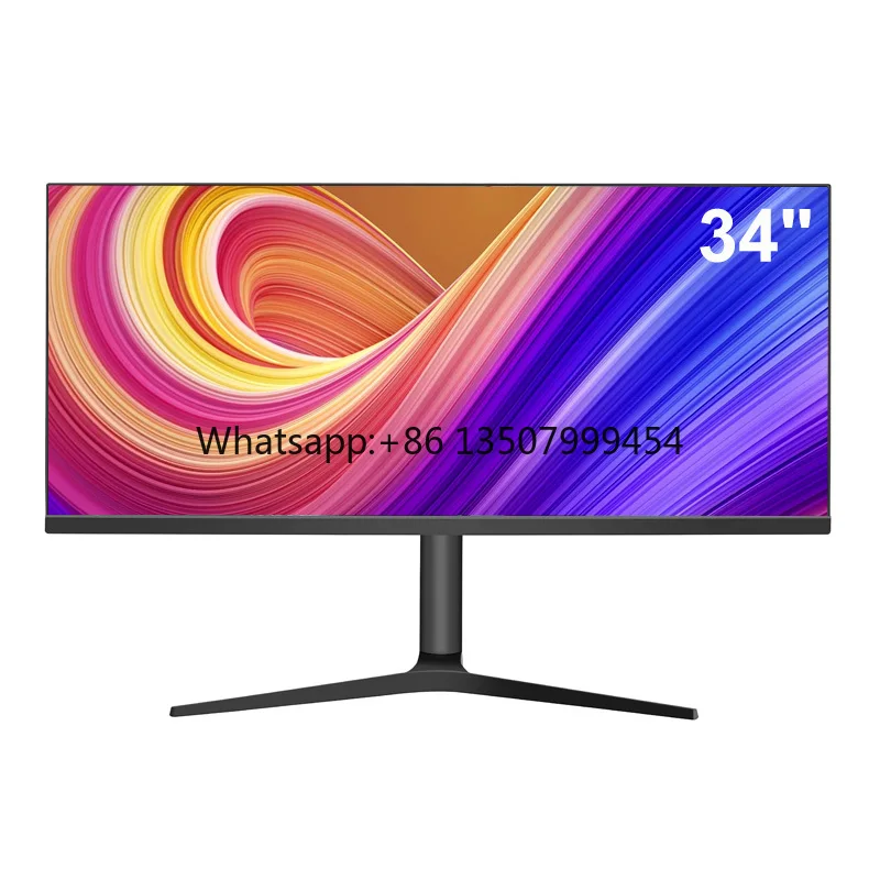 Фото 34-дюймовый ультраширокий профессиональный игровой монитор LCD HDR400 IPS 21:9 3440x1440 99% sRGB 1 мс безрамочный плоский LED-экран для компьютера №1