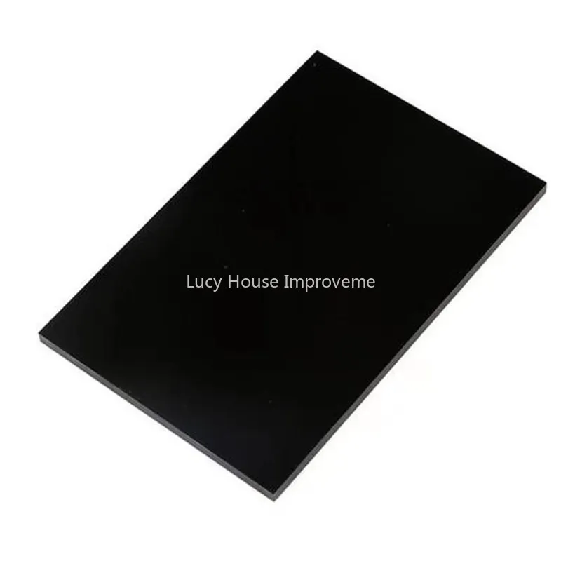 

Acrylic Board Glossy Pure Black Plexiglass Plastic Sheet Organic Glass Polymethyl Methacrylate 3mm Thickness 100*150mm*30pcs