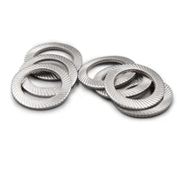 304 stainless steel locking anti skid gasket double sided diagonal toothed washer m3m4m5m6m8m10 m30