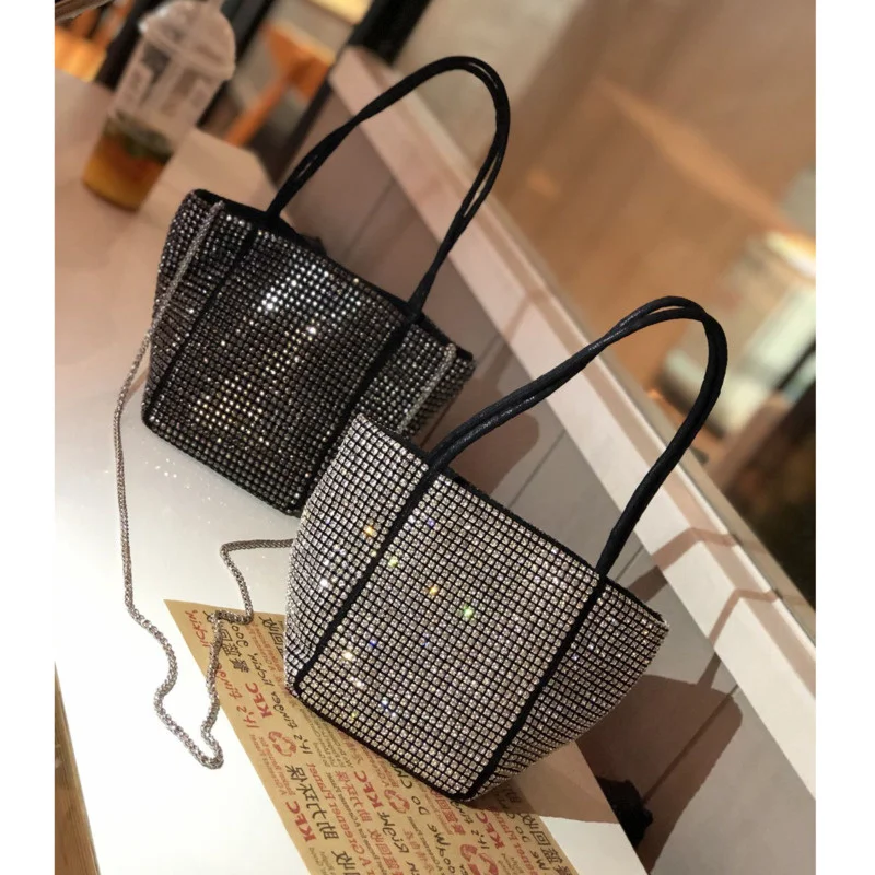 

2023 Diamond bags new style Korean flash dumplings designer women luxury versatile single one shoulder handbag messenger bag