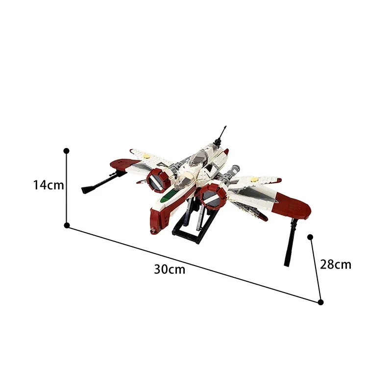 Классические звезды аксессуары для фильмов космический межзвездный ARC-170 боевой