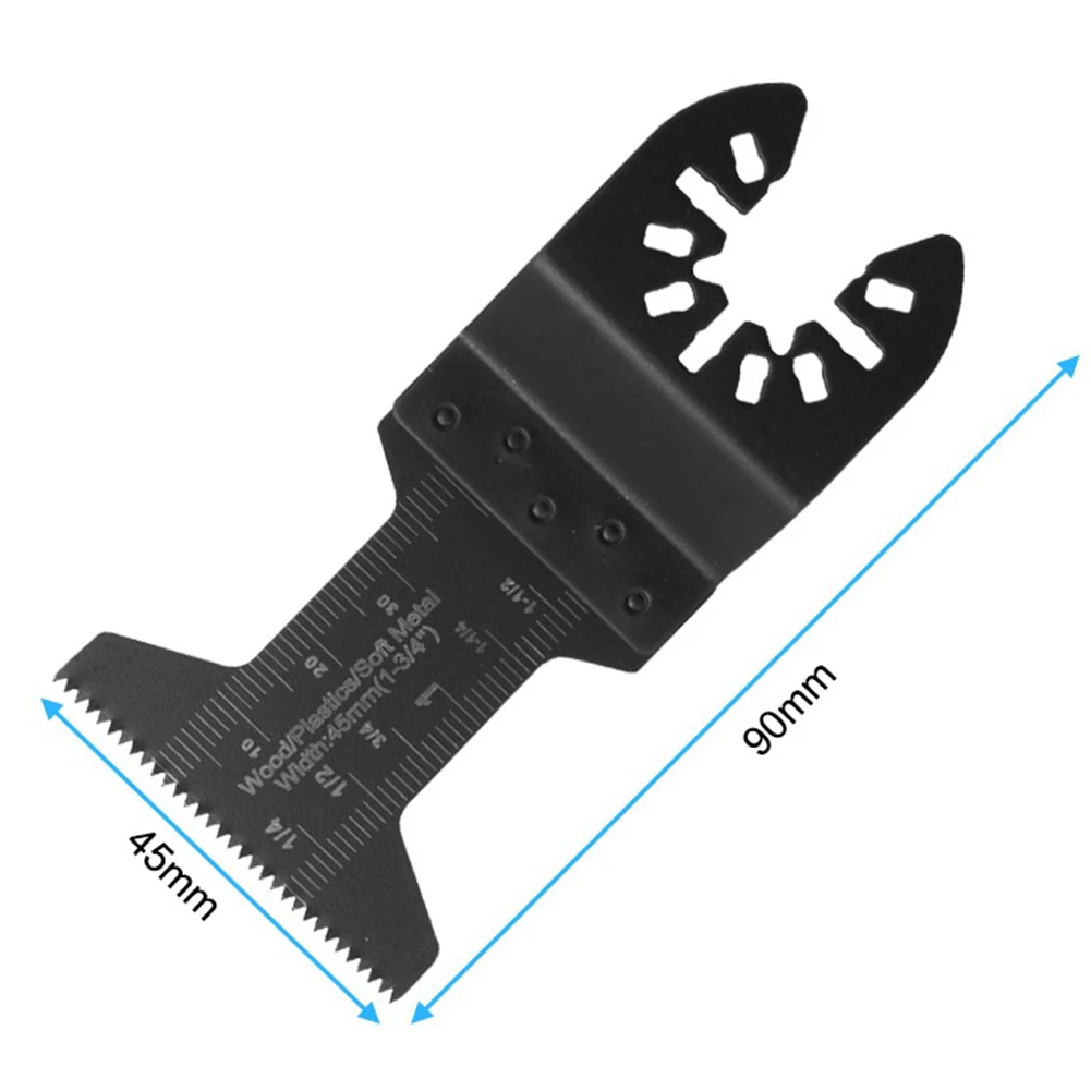 

4pcs Oscillating MultiTool Saw Blade Set 10/20/34/45mm For Renovator For Cutting Soft Metal Wood Plastic Opening Hole Power Tool