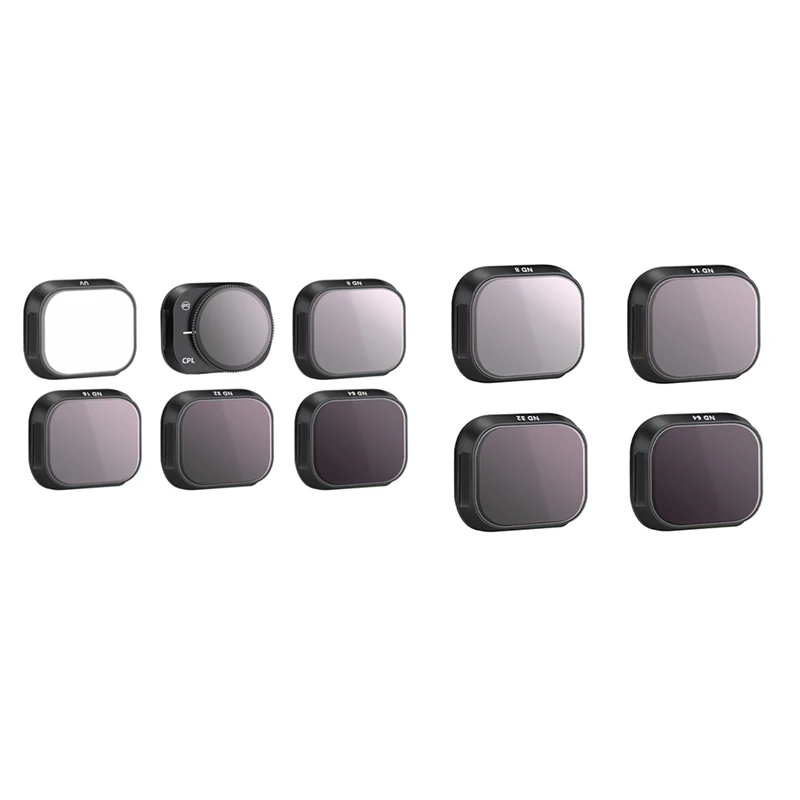 

JABS Aluminum Alloy Filter Set For DJI Mini 3 Pro Camera Lens Mcuv CPL ND8 ND16 ND32 ND64 Filters Accessoires