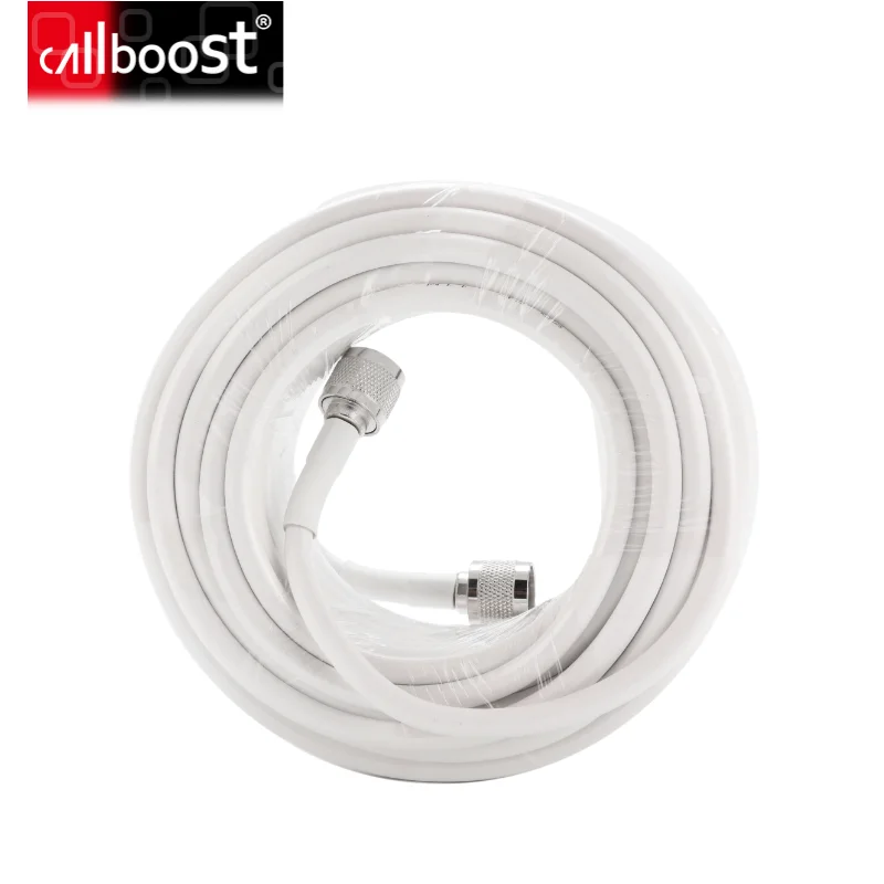Callboost Coaxial Cable 5-13m meter 5D Coaxial Cable 50ohm N Male to N Male For 3G 4G Cell Mobile Phone Signal Booster Repeater images - 6