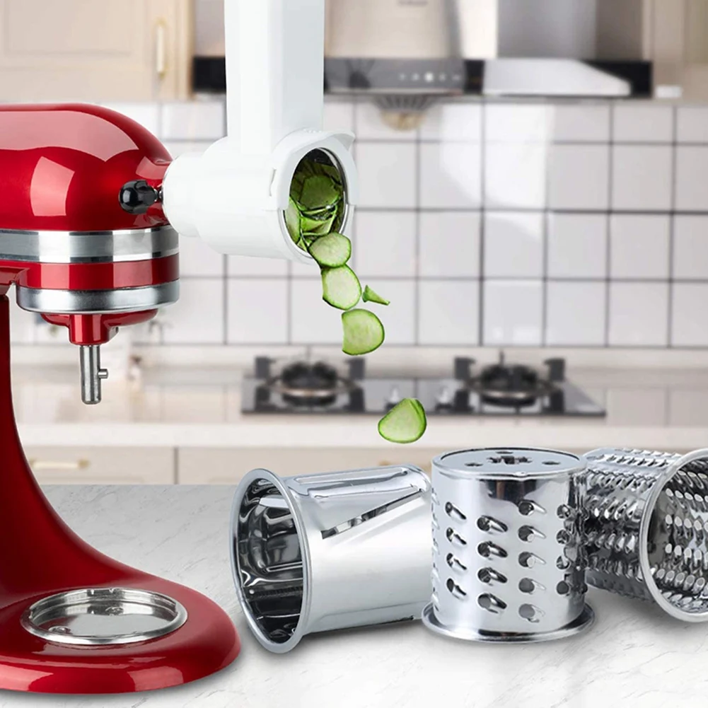 

Vegetable Slicer Shredder Cheese Grater for KitchenAid Stand Mixer Attachment Slicing Shredding Accessories