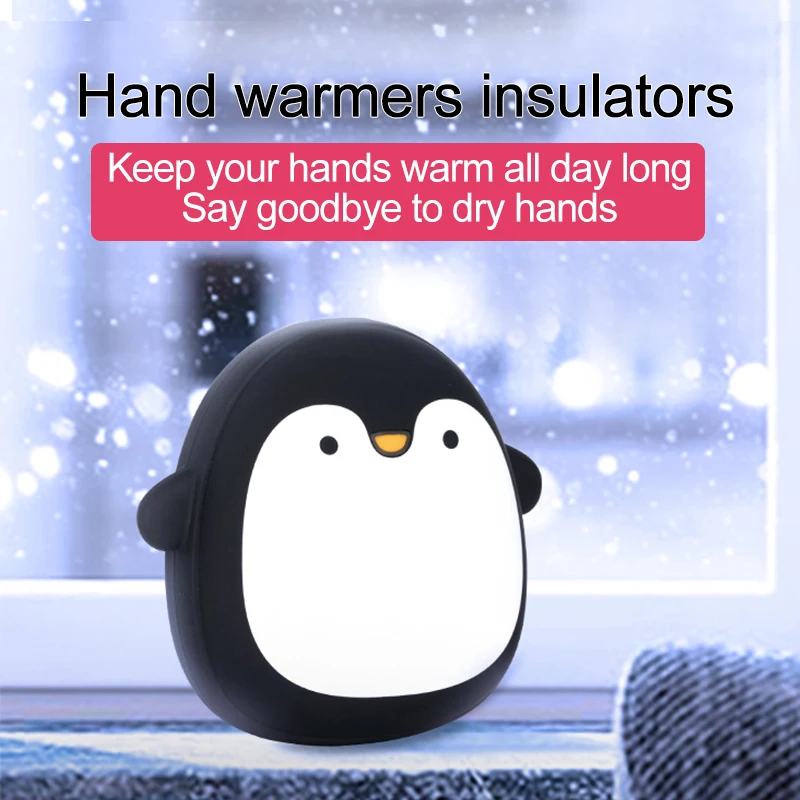 

PRODA 4000mAh Penguin Hand Heater Portable Power Charger for Cold Winter Outdoor Travel Handheld Heater USB Charging