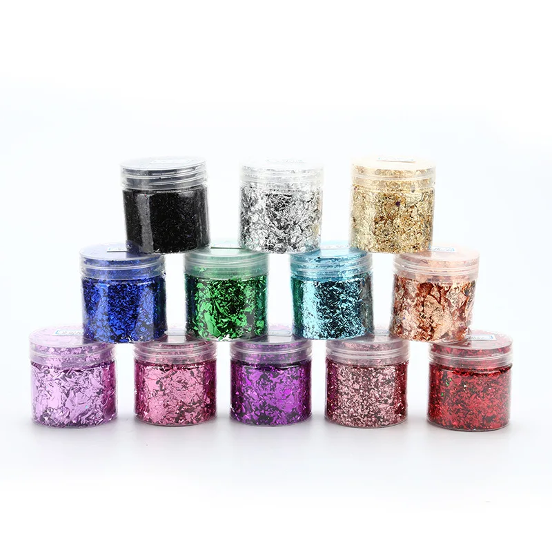 Крафт-бумага с блестками 6 г