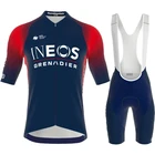 Мужская Летняя одежда INEOS Grenadier с коротким рукавом для горного велосипеда, дышащая велосипедная одежда, комплект велосипедной одежды MTB Ropa Ciclismo