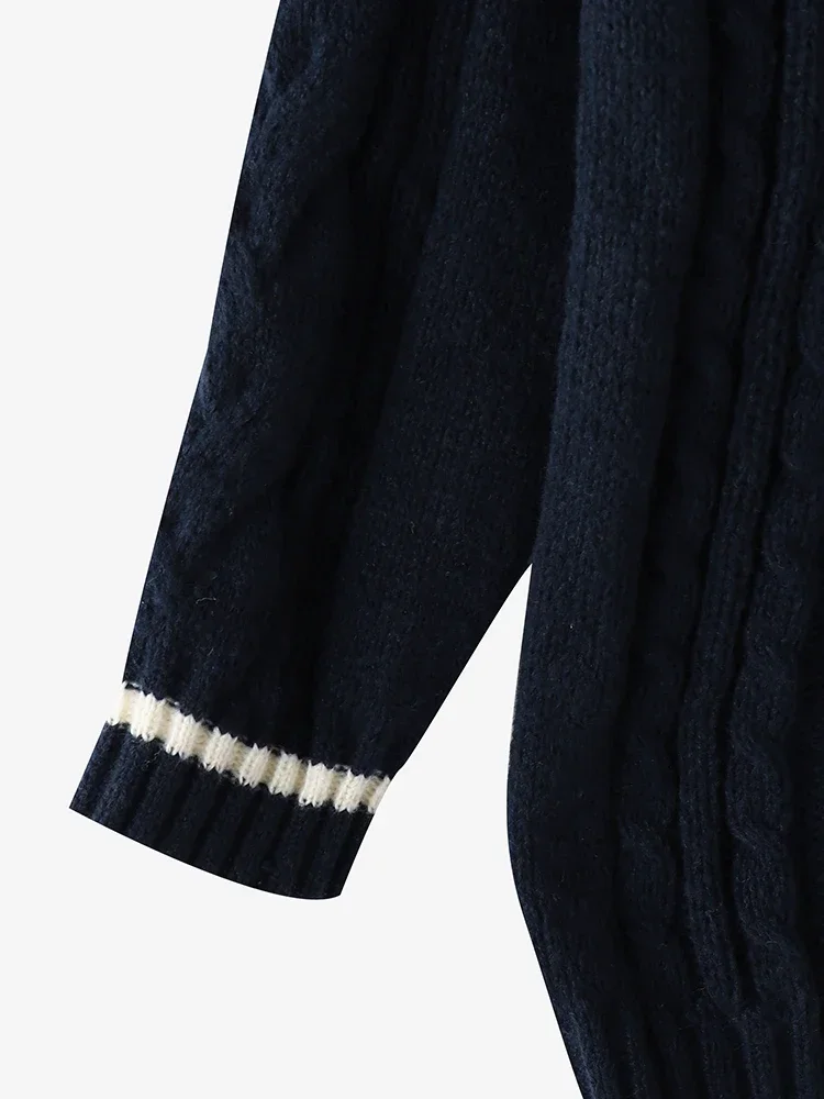 VONDA лоскутные свитера с v-образным вырезом женская одежда трикотажные топы