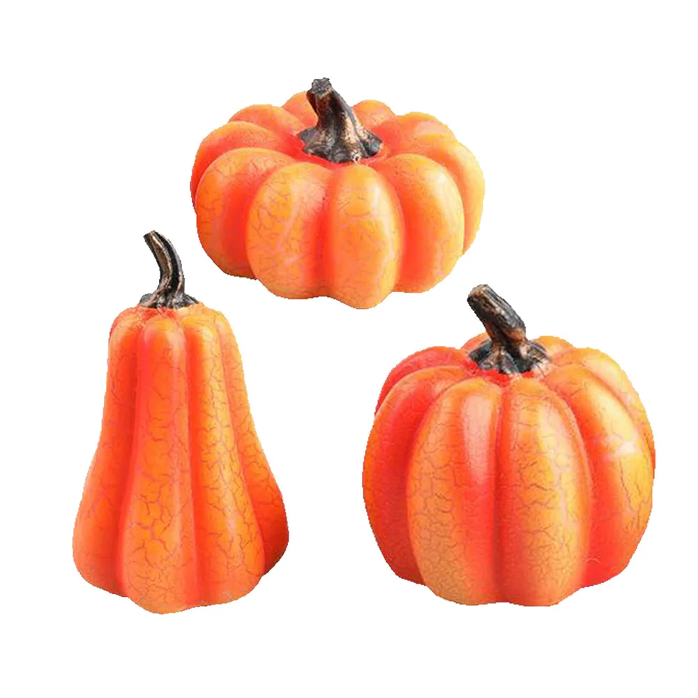 

Halloween Resin Pumpkin Night Light Portable Table Lamp Festival Ornament