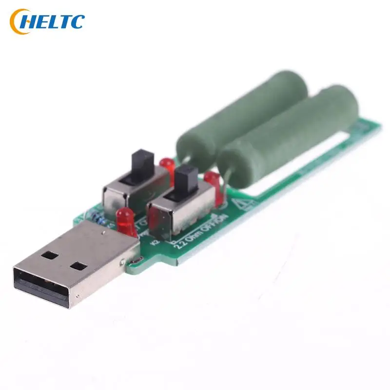 1 шт. USB резистор Dc электронный тестер нагрузки с переключателем 5В 1A 2A 3A емкость