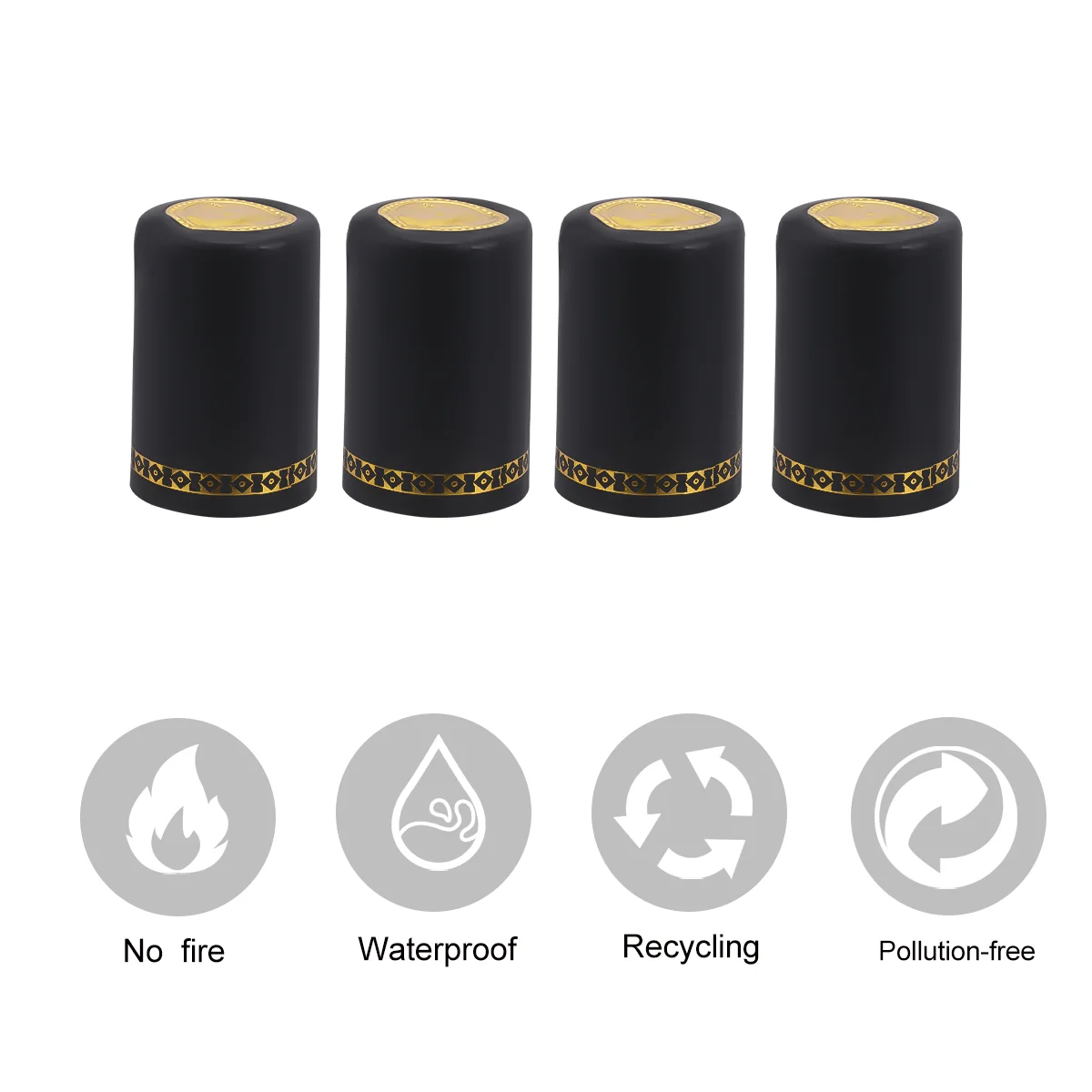 100 шт. красная крышка для бутылок термоусадочный материал термоусадочные