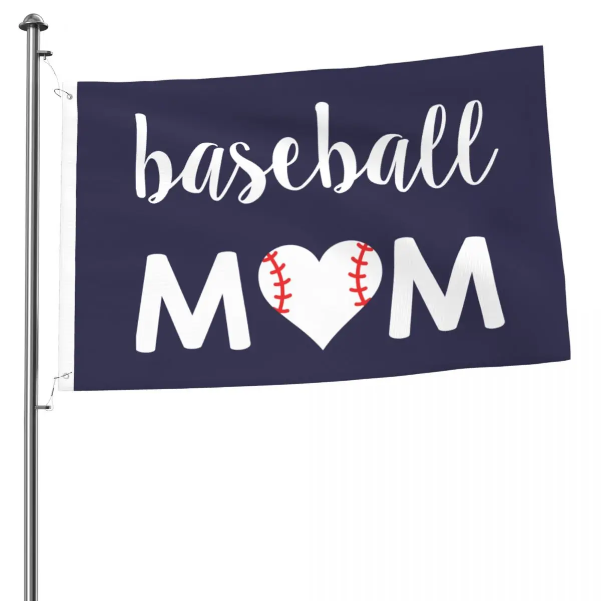 

Baseball Mom Outdoor Flag Decorative Banners For Home Decor House Yard Outdoor Party Supplies 2x3ft