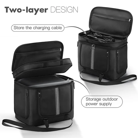 Чехол для переноски Anker SOLIX C1000, портативная сумка для электростанции, водонепроницаемый дорожный защитный чехол с плечевым ремнем