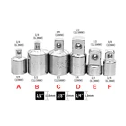 Адаптер для гаечного ключа с храповым механизмом, 14 дюйма, 38 дюйма, 12 дюйма