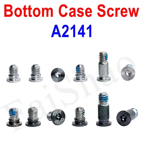 1 комплект, 5 комплектов, 10 комплектов, винты для нижней крышки корпуса, серебристый и серый для Apple MacBook Pro, 16 дюймов, комплект винтов A2141, замена для ремонта