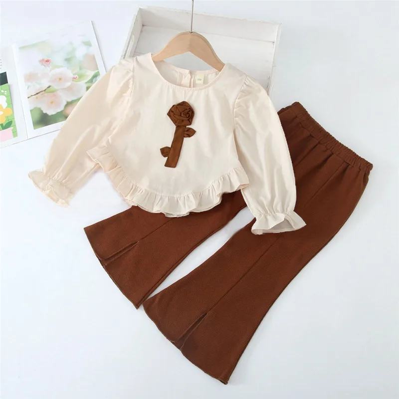 

LZH New Children Clothing Set 2023 Spring Kids Clothes Girls Casual Long Sleeve 2Pcs Outfits For Baby Girl Clothes 2-8 Years Old