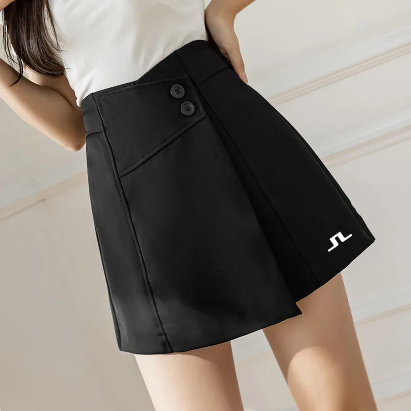 Women's golf shorts, golf clothing, pleated skirt, autumn