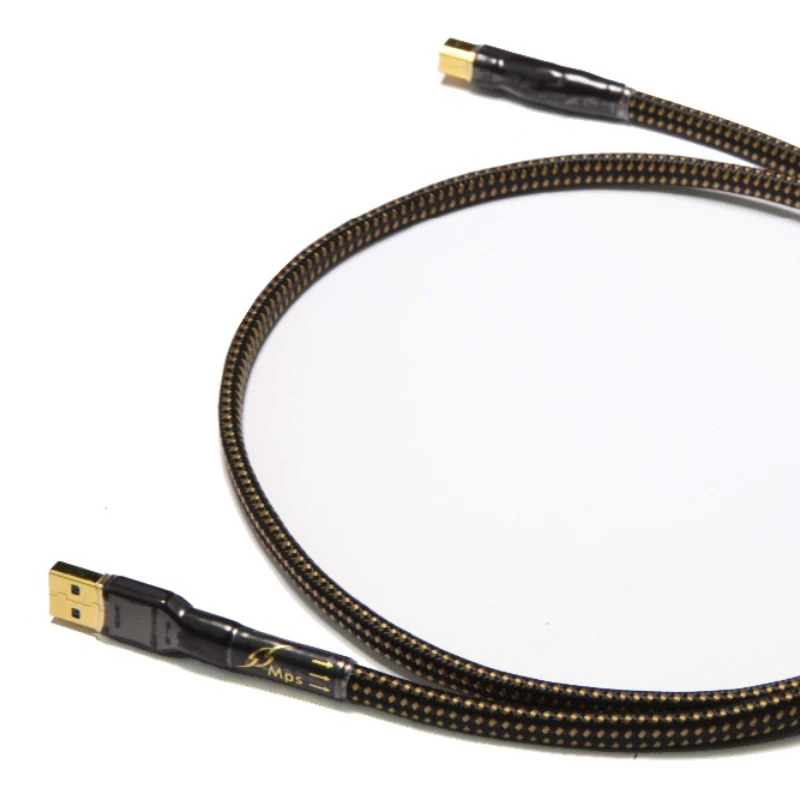 Hi-Fi MPS HD-990 HiFi 99.9999% OCC + посеребренный 24K10u позолоченный штекер USB2.0 3,0 разъем аудиокабель DAC ПК кабель для передачи данных и аудио