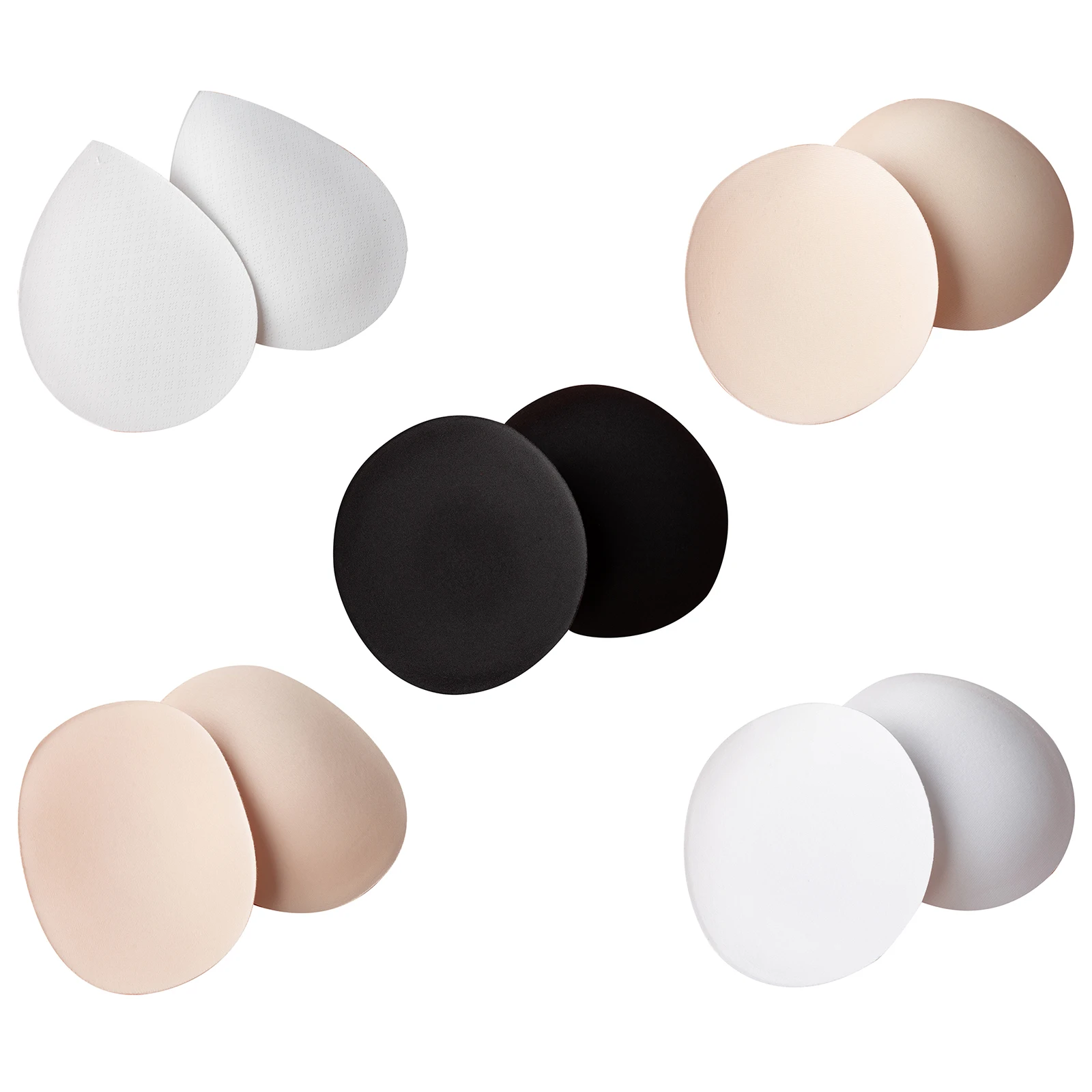 1 пара мягких губчатых вставок для нижнего белья