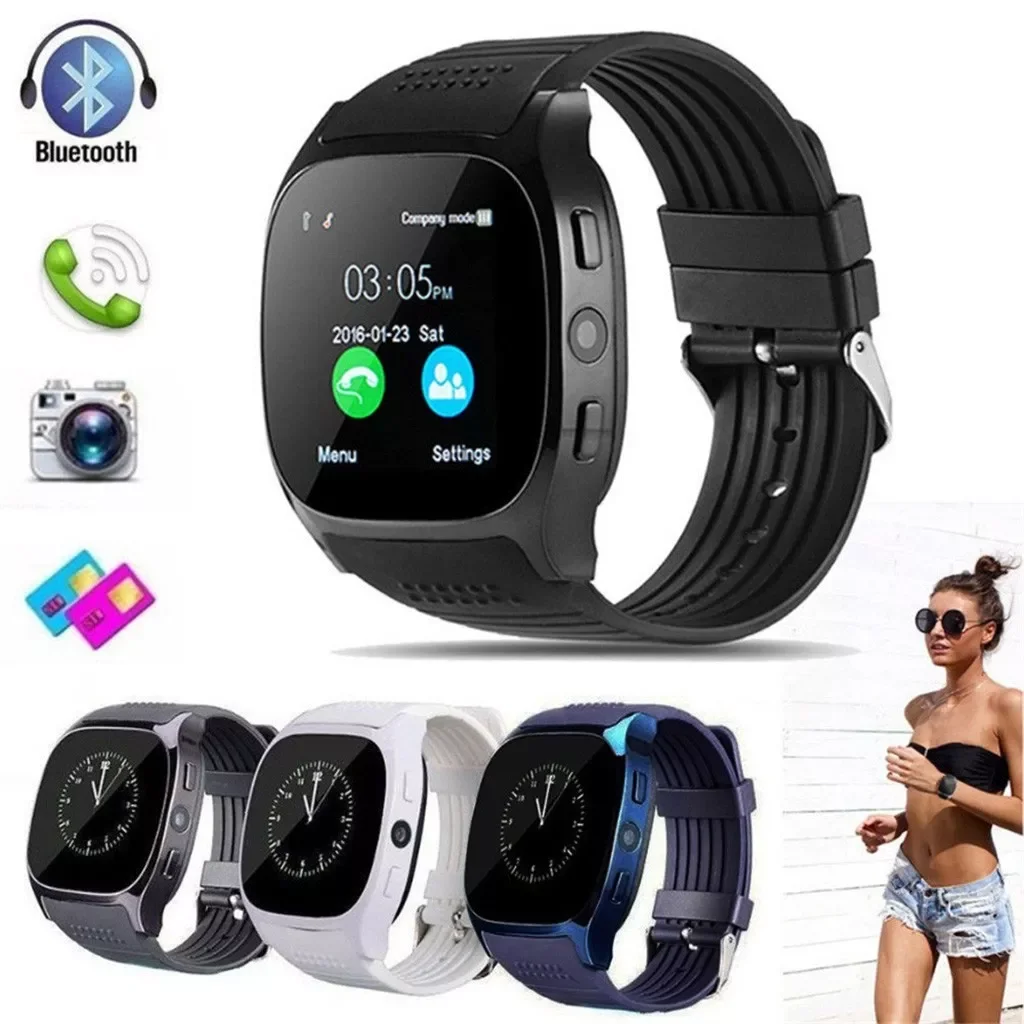 

T8 Bluetooth Smart Watch With Camera Support Sim Tf Card Pedometer Wristwatch Call Sport Smartwatch For Android #3