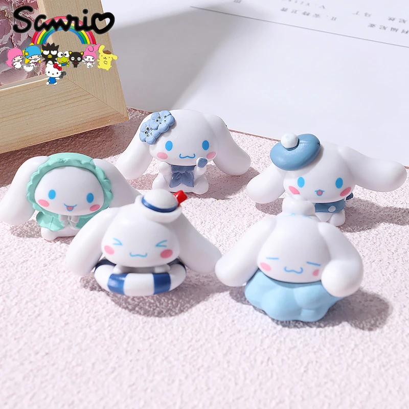 

Летний бассейн Sanrio, цвет Коричный, кавайное украшение для торта, детские игрушки, мультяшная аниме периферийная модель, мини настольное украшение