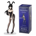 40 см свободная фотография искусственная Sakurajima Mai Аниме Фигурка Rascal не мечтает кролика девочка Senpai Sakurajima Mai экшн-Фигурки игрушки