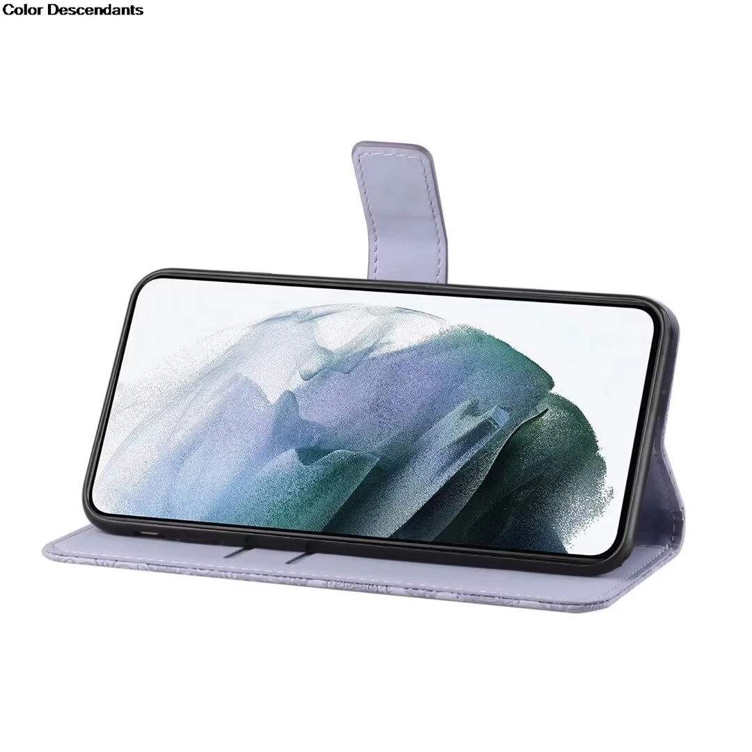 Кожаный чехол в семейном стиле противоударный флип-кошелек для телефона HUAWEI Y7P Y5P