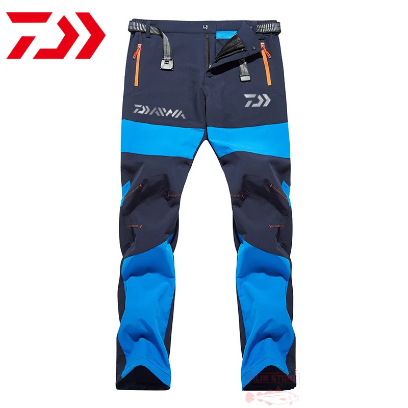 

New Waterproof Fishing Pants Outdoor Quick Dry Pants Summer Men Thin Fishing Clothing Plus Size Breathable Cycling Fishing Pants