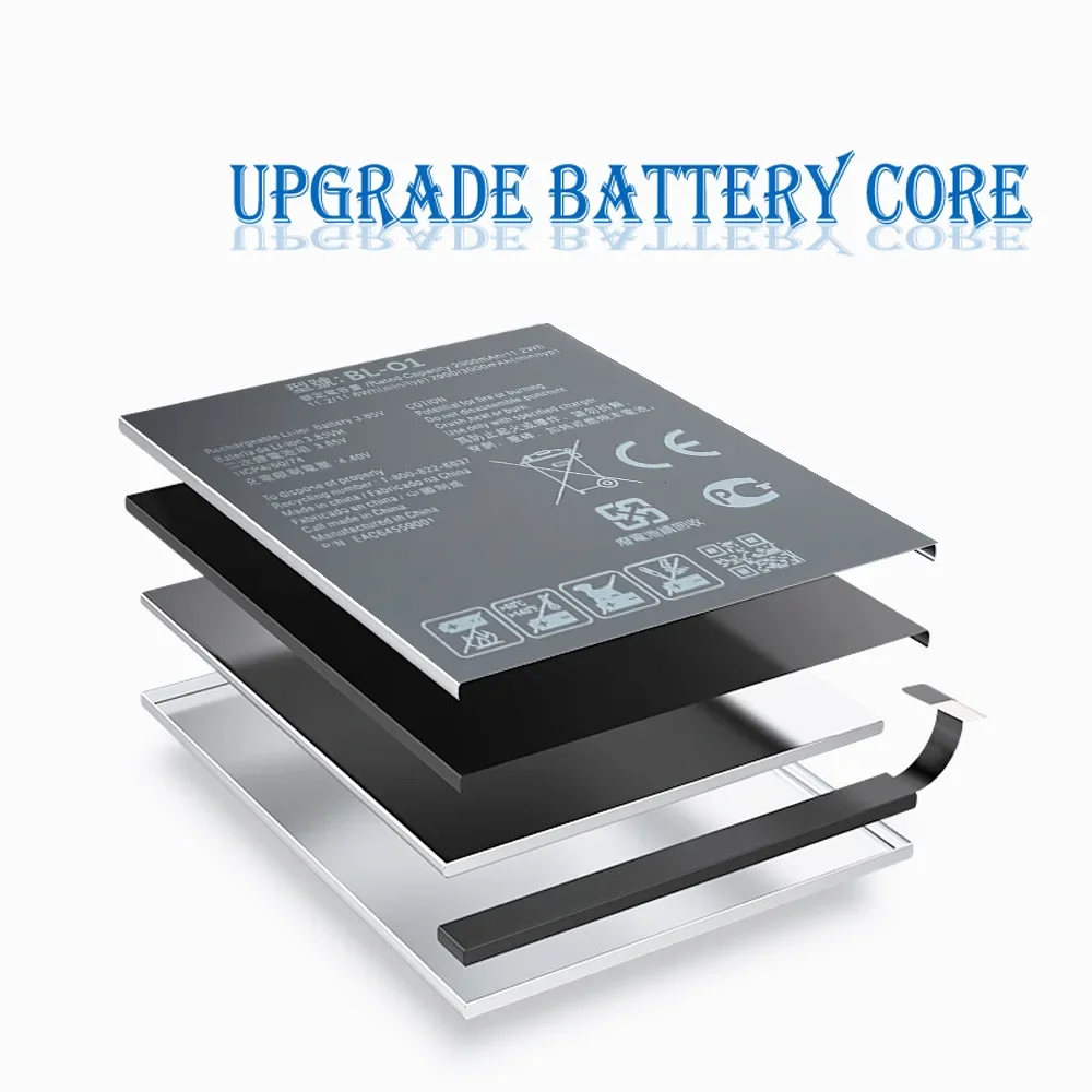 Новый аккумулятор 3000 мАч 3 85 В BL-01 для LG K20 2019 K8 BL-O1 мобильного телефона