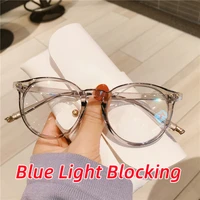women blue light blocking glasses vintage unisex round frame reading glasses optical spectacle eyeglass eyewear