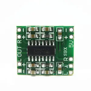 Super Mini Digital Amplifier Board 2x3W Class D PAM8403 2.5-5V USB Power Supply