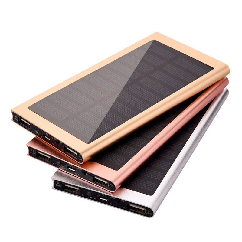 

Внешний аккумулятор на солнечной батарее с 2 USB-портами, 8000 мАч