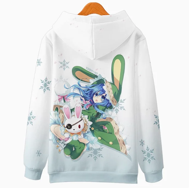 Толстовка с капюшоном Himekawa Yoshino аниме свиданием косплей Осень-зима мужское и