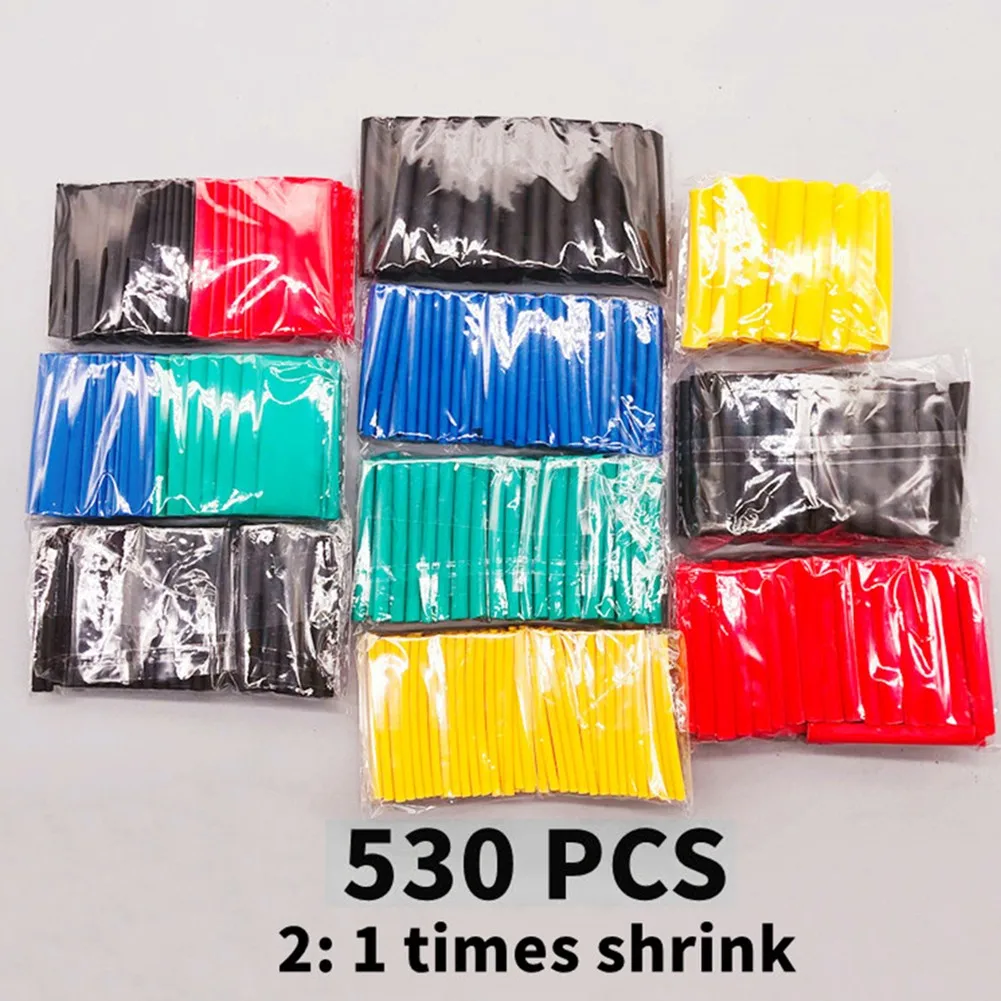 

Brand New Heat Shrink Sleeve Kits Wire 530 Pieces Accessories Assorted
