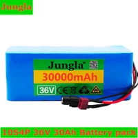 jungla original 36v 10s4p 30ah 18650 li ion battery pack 1000w high power battery 30000mah ebike electric bike bms