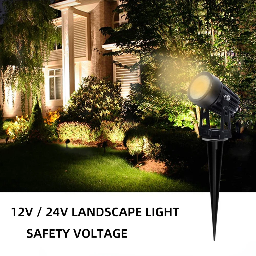 Led Garden Lights Outdoor Lawn Lamp Safety Low Voltage Street Lights IP65 Waterproof 2/4/6/10 in 1 Landscape Lighting images - 6
