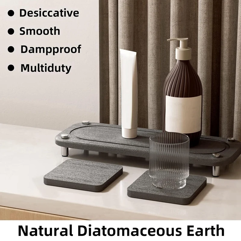 Быстросохнущий органайзер для кухонной раковины поднос под диатомит прочный