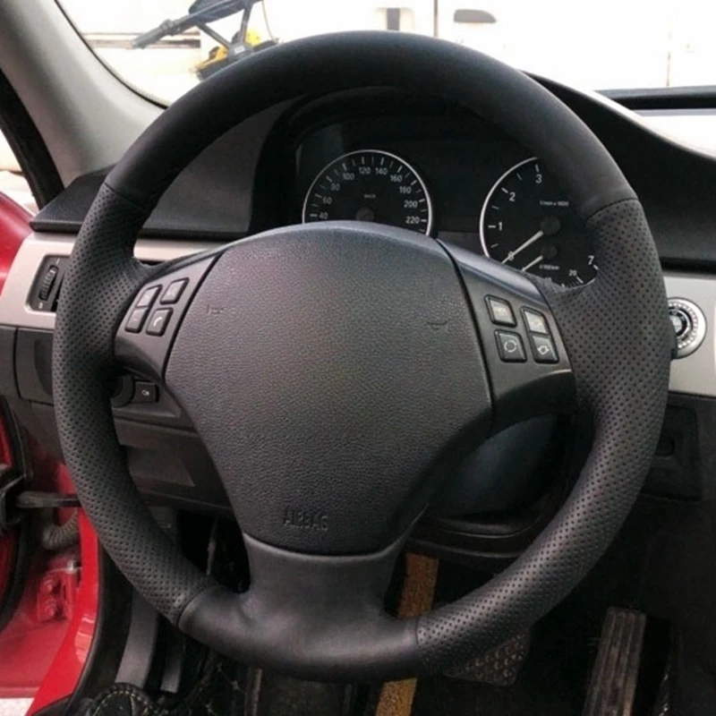 Чехол на руль из натуральной кожи для BMW E90 320i 325i 330i 335i E87 120i 130i 120d чехол ручки